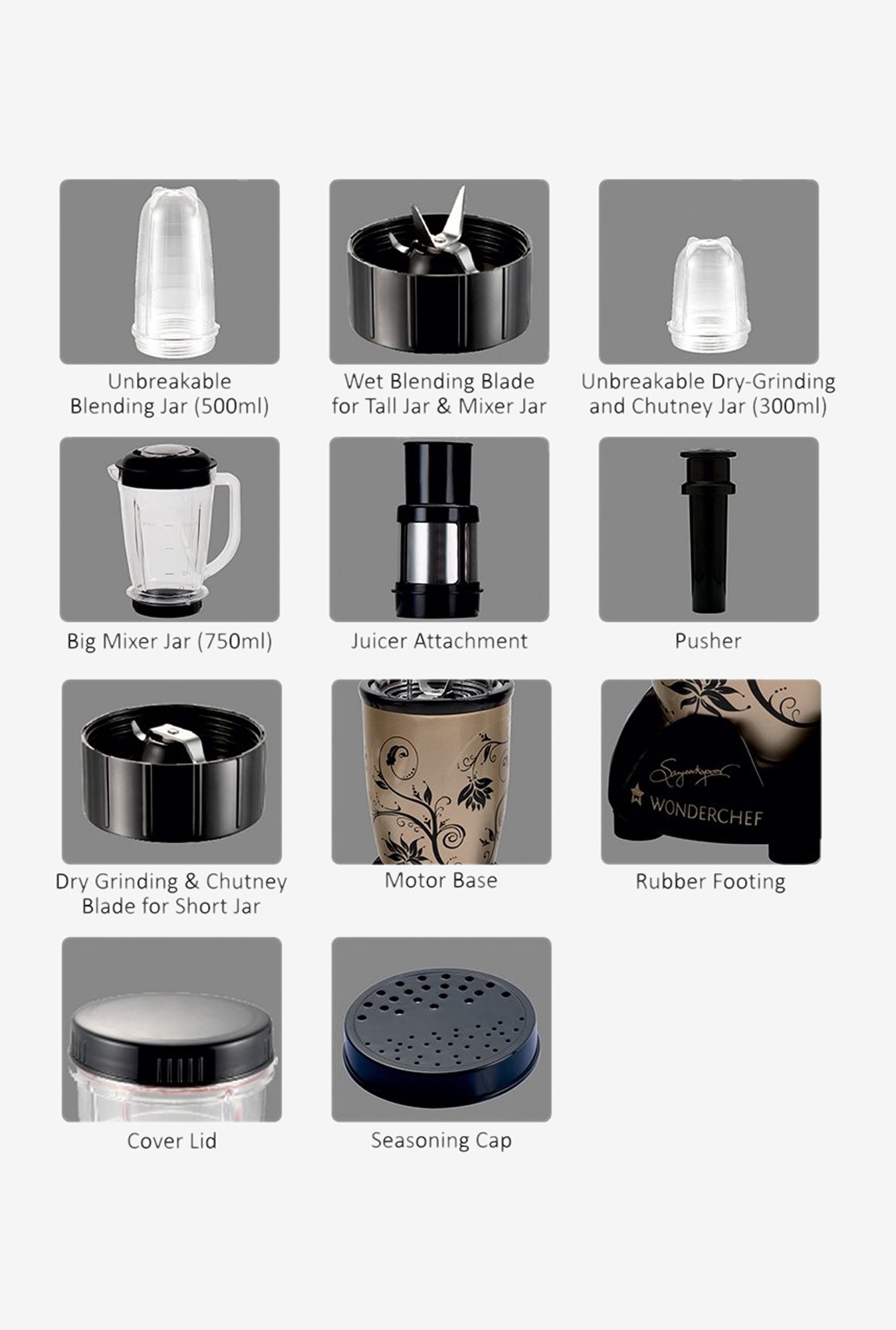 BLACK+DECKER BXCJ0101IN Citrus Juicer 30 Watt 1L (White)