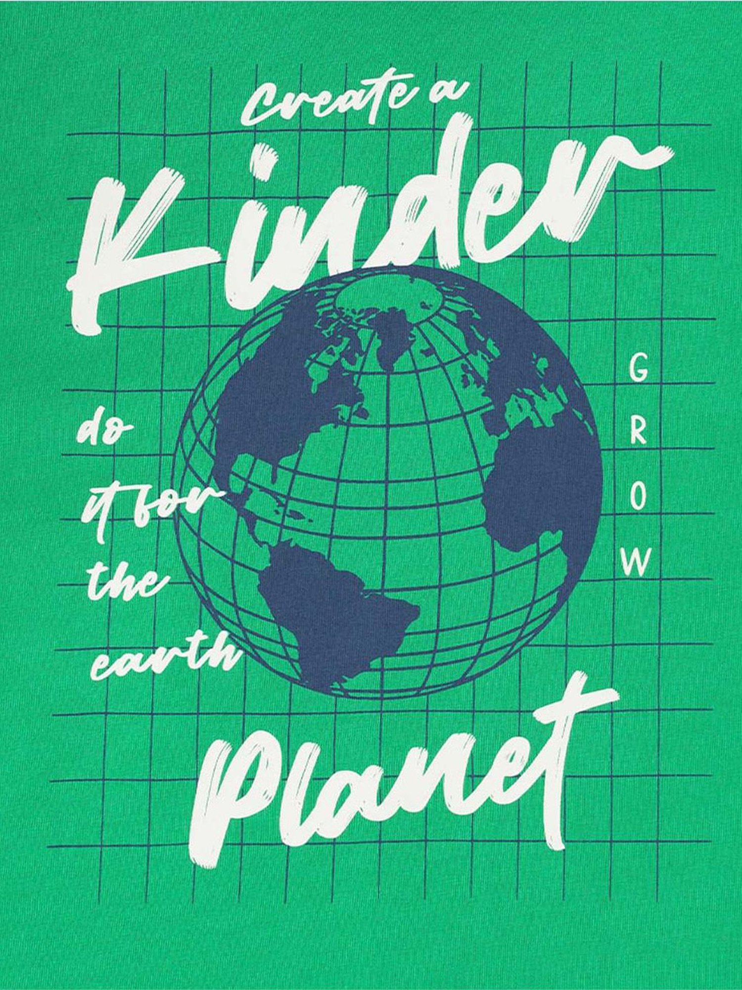 Edheads Kids Green Cotton Printed Full Sleeves T-Shirt