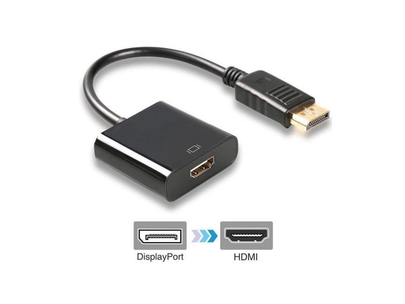 DP DisplayPort Male to HDMI Female Cable Adapter Video Converter Cable