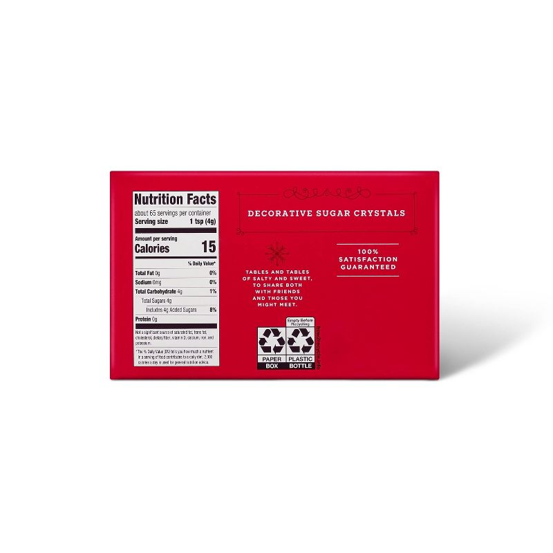 Wilton Gold, Silver and White Sugars - 3oz