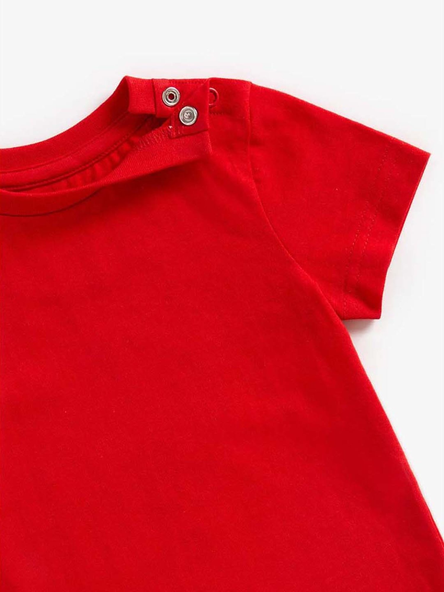 Mothercare Kids Grey & Red Regular Fit T-Shirt (Pack of 2)