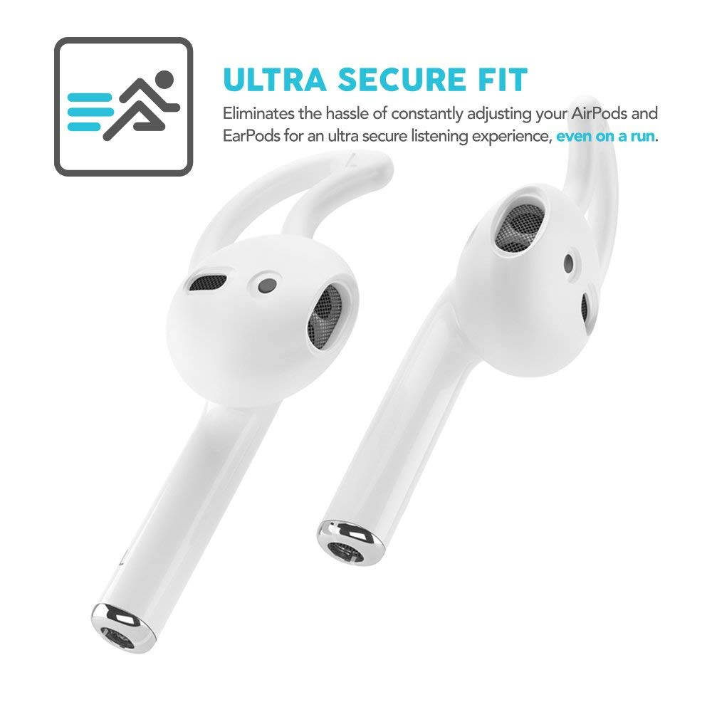 Bailink 2.0 Ear Hooks and Covers Accessories for Apple AirPods or EarPods Headphones/Earphones/ Earbuds (3 Pairs),Apple AirPods and Earpods Covers, For iPhone 6, 6S, 6 Plus, 5S, 5C, and 5 Apple Earpod