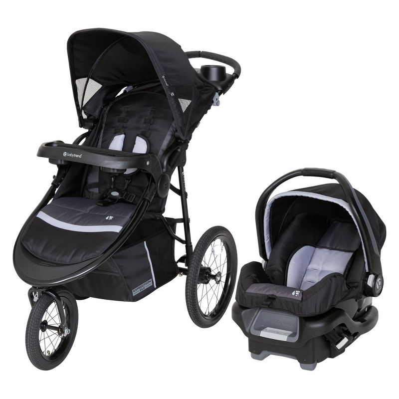 Cybex Eezy S+2 Travel System with Aton 2 Infant Car Seat - Deep Black