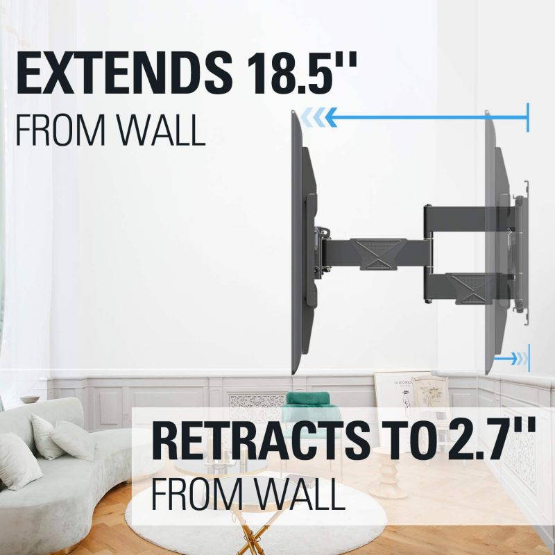 Mounting Dream Full Motion TV Wall Mount for 42-75" TVs