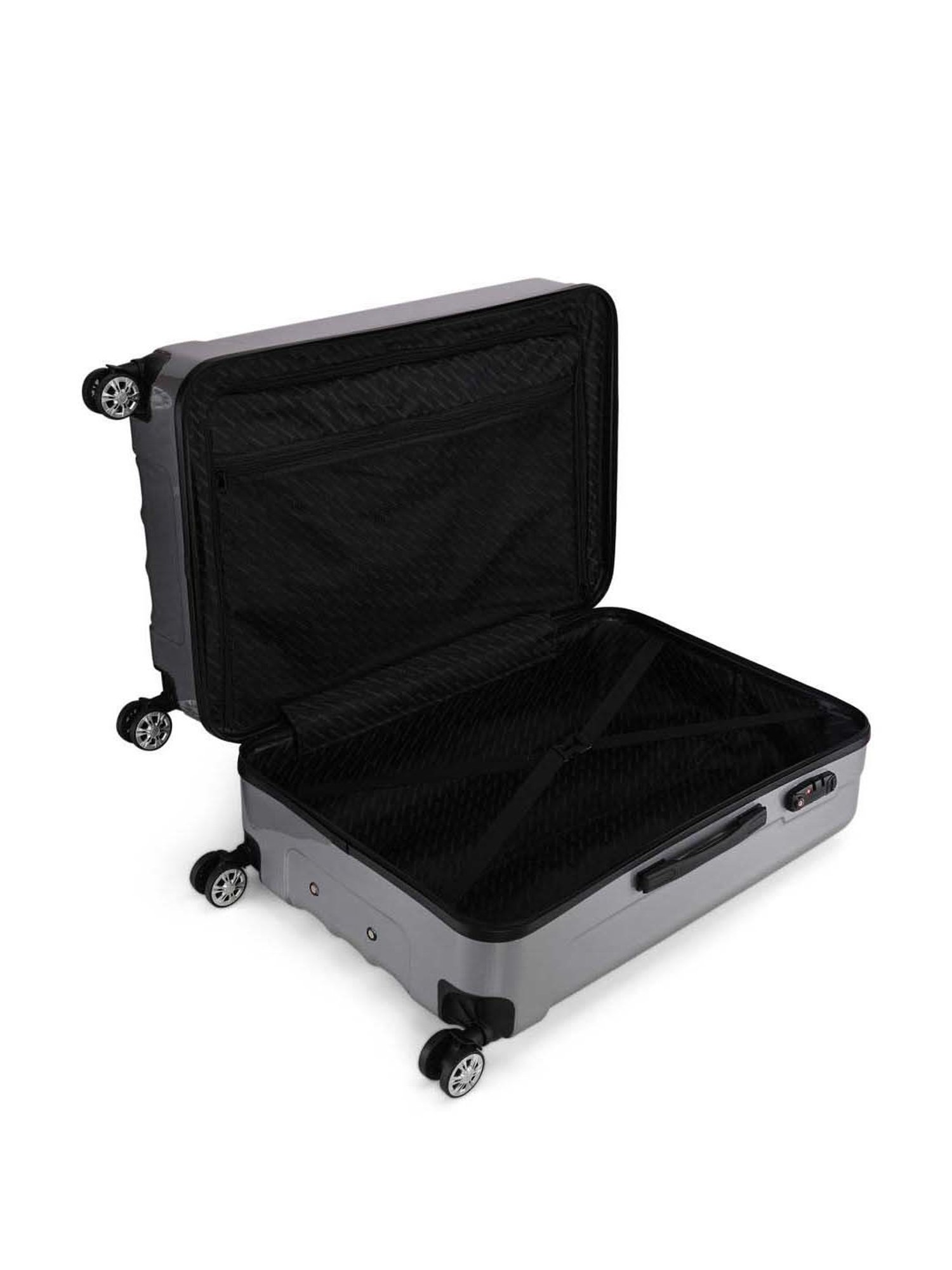 Swiss Brand Baden Grey Large Hard Trolley Bag - 28 cm