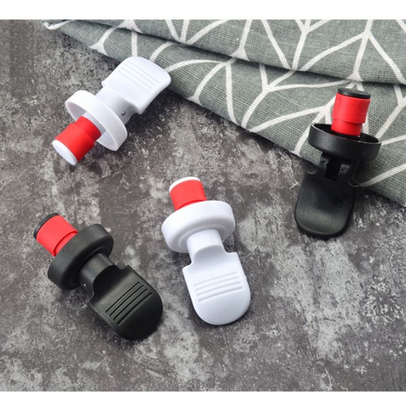 10Pcs Creative Wine Bottle Plug Beverage Stopper Bottle Stoppers Party Supplies for Home Bar Use (White)