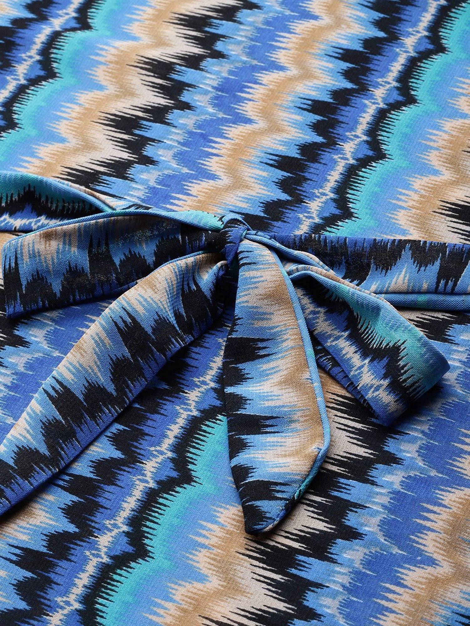 Ms.Lingies Blue Printed Kaftan