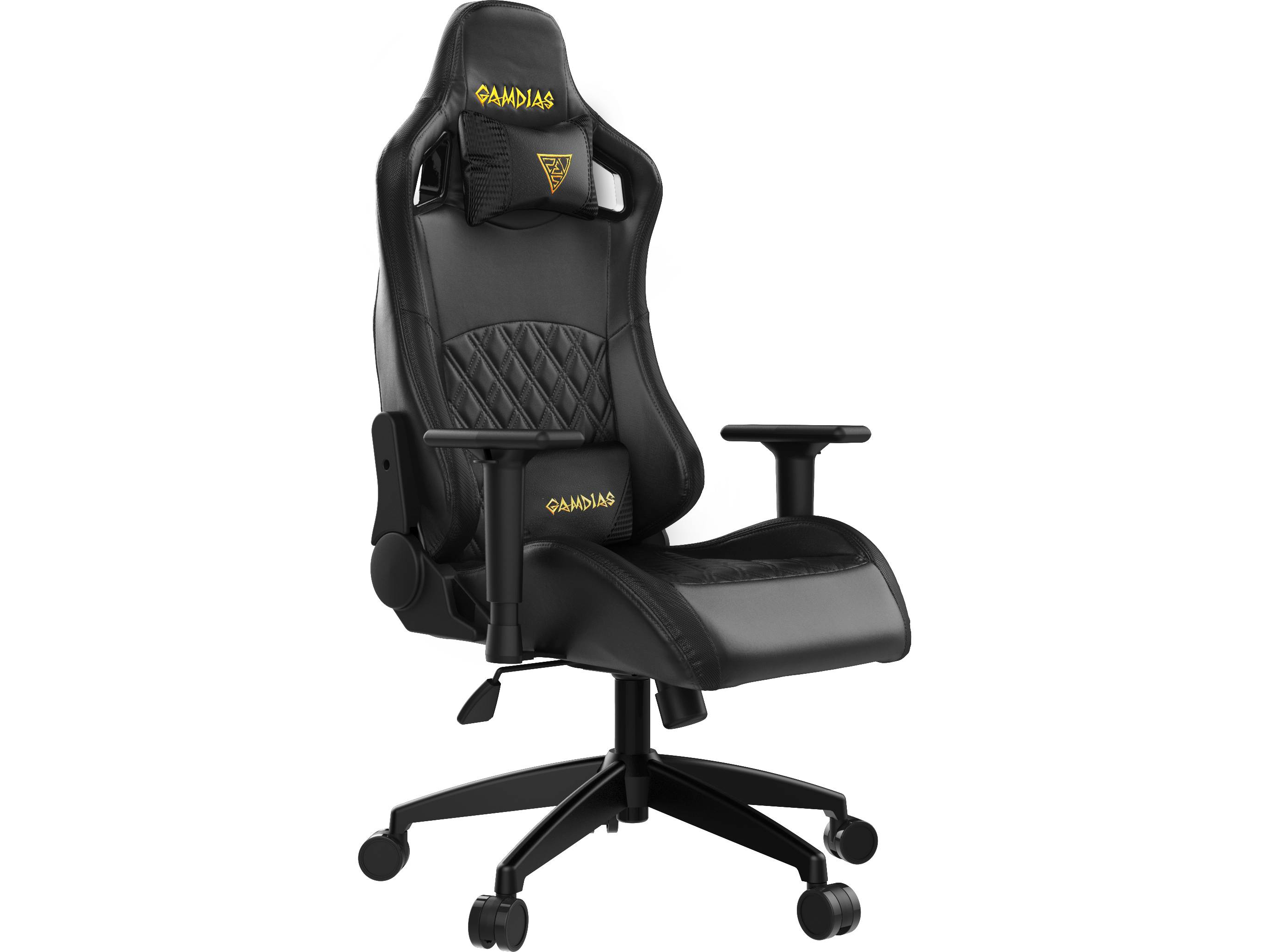Gamdias APHRODITE EF1 Gaming Chair, PC Computer Racing Seat, High-Back, Height Adjustable, and Adjustable Arm Rest (BLACK)