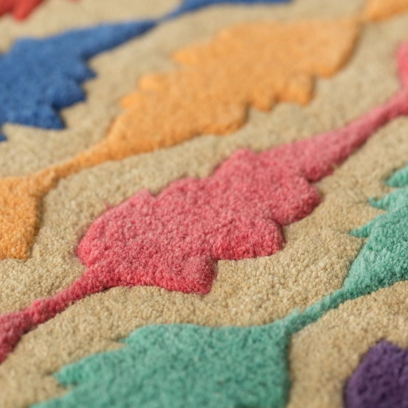 2'2"X4' Jacquard Woven Accent Rugs Pewter/Dark Green - Weave & Wander