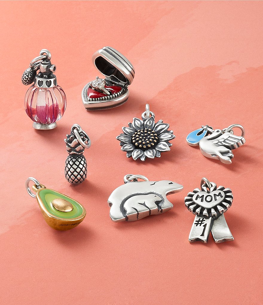 James Avery Tia Embellished Heart Charm