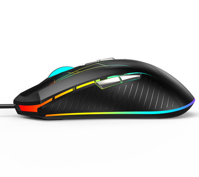 Fuhlen G93S 5000DPI Optomagnetic Micro Motion RGB Wired Gaming Mouse 7 Buttons Gaming Mice