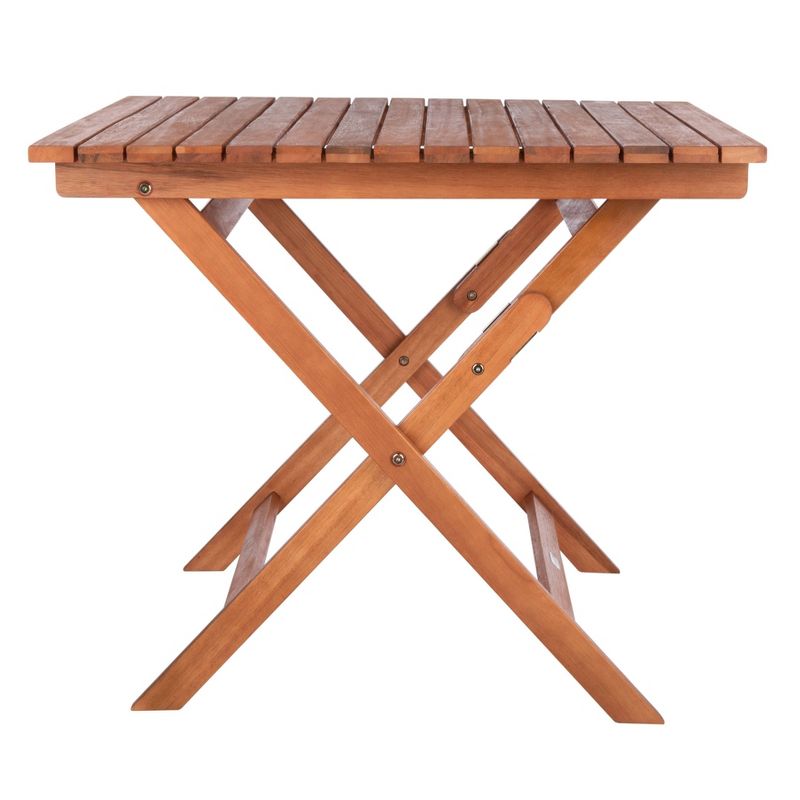 Kresler Folding Table Natural - Safavieh