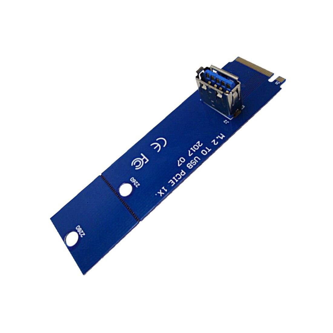 Transfer Card NGFF M.2 to PCI-E X16 Slot Transfer Card Mining Pcie Riser Card VGA Extension Cable EM88