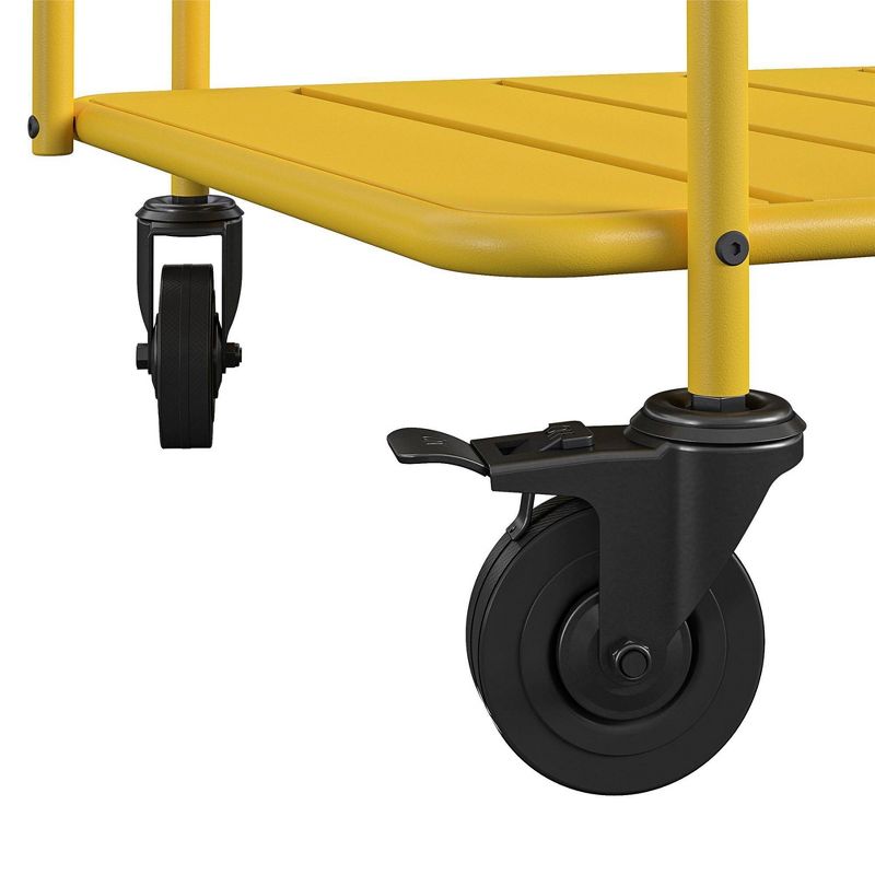 Penelope Outdoor/Indoor Cart - Yellow -  Novogratz