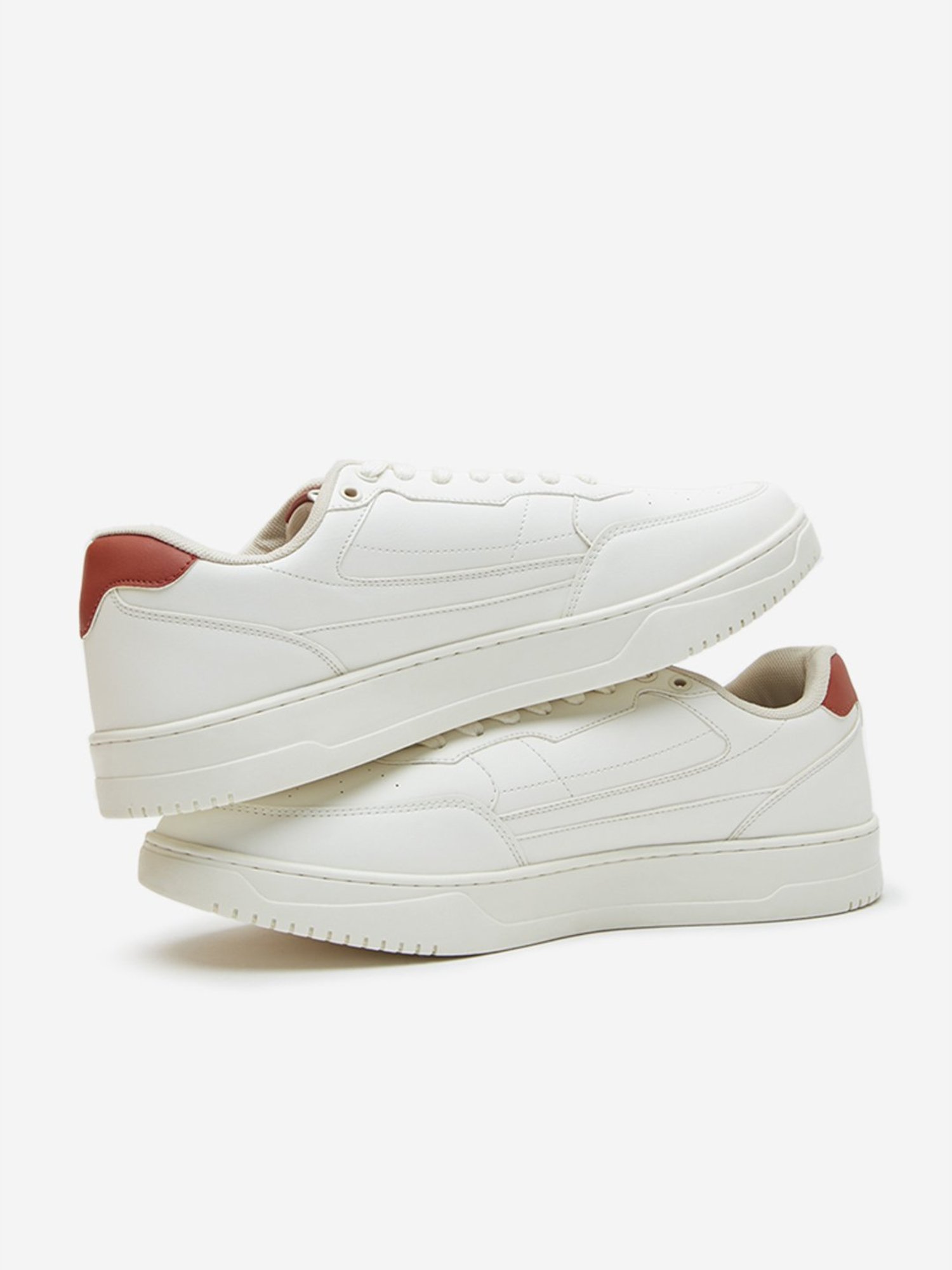 SOLEPLAY by Westside White Lace-Up Sneakers