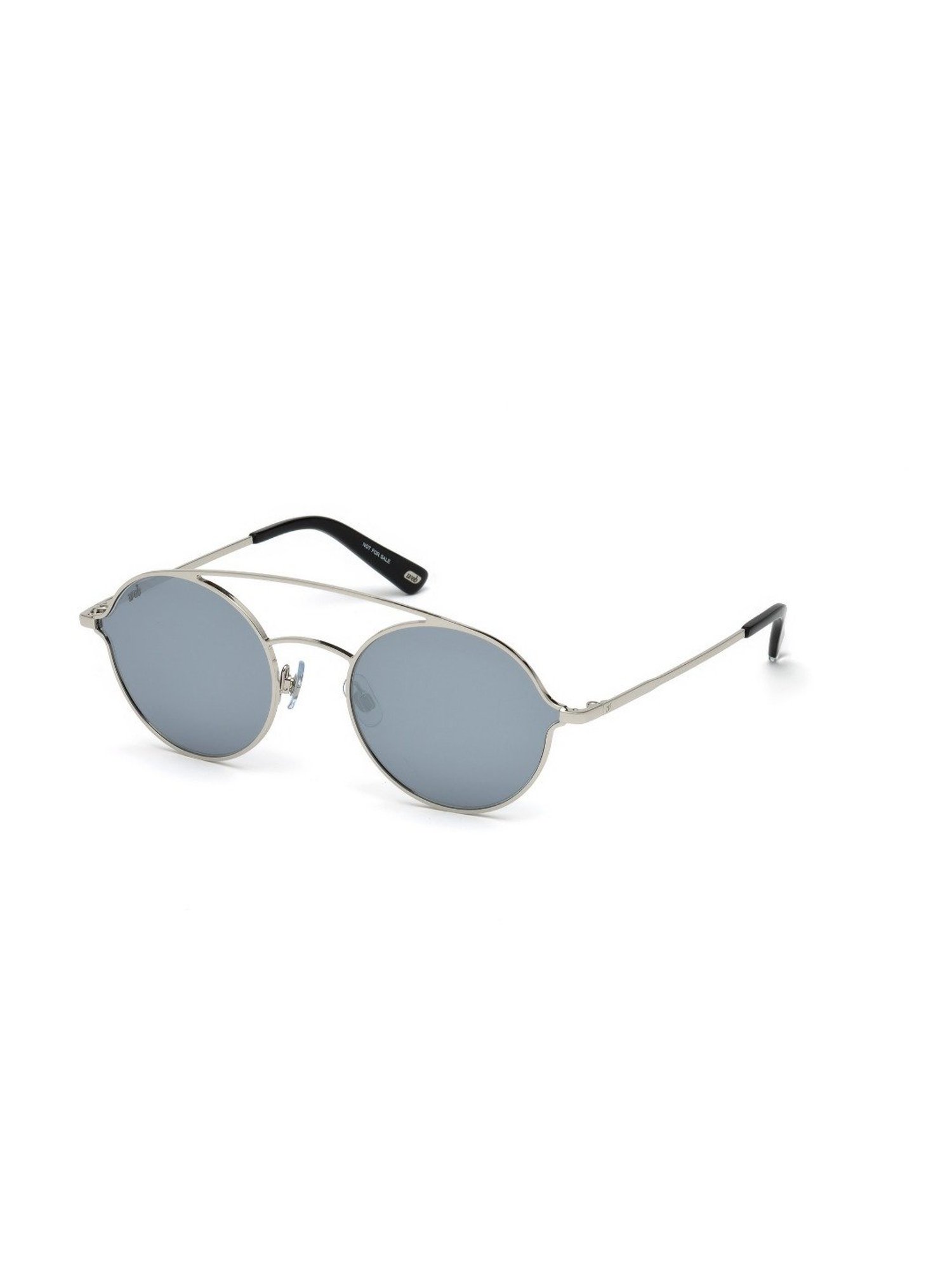 Web Eyewear Grey Pilot Sunglasses for Men Designed in Italy