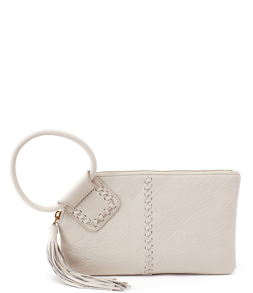 HOBO Sable Ring-Handle Leather Wristlet