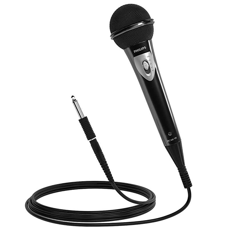 Vocal Dynamic Microphone, Wired Mic Audio Technica Microphone Professional, for Vocal and Singing with Volume Control with 16 Feet XLR Audio Cord