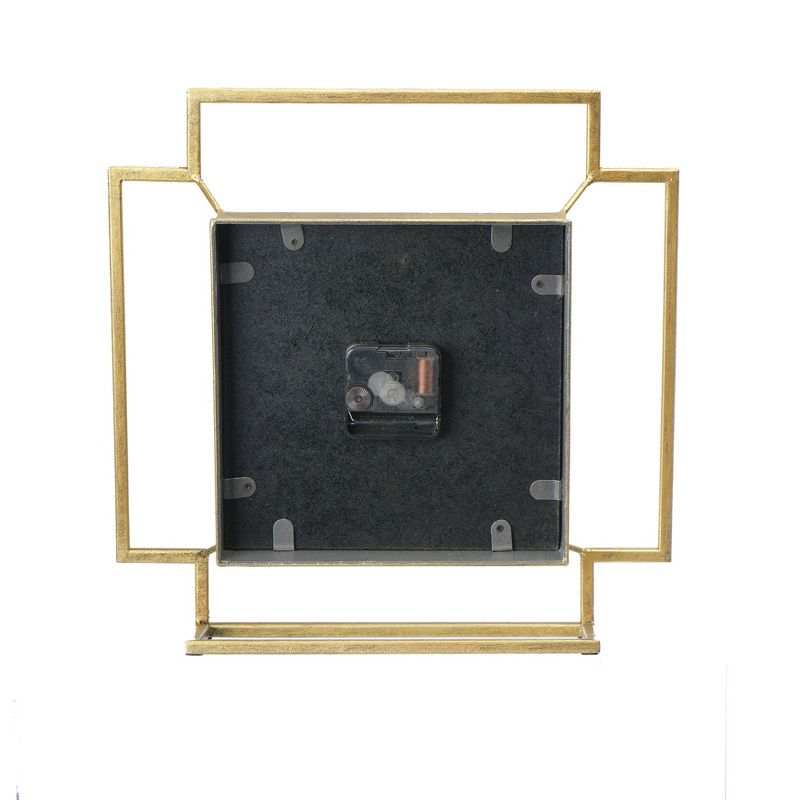 Small Weathered Table Clock White - Stonebriar Collection