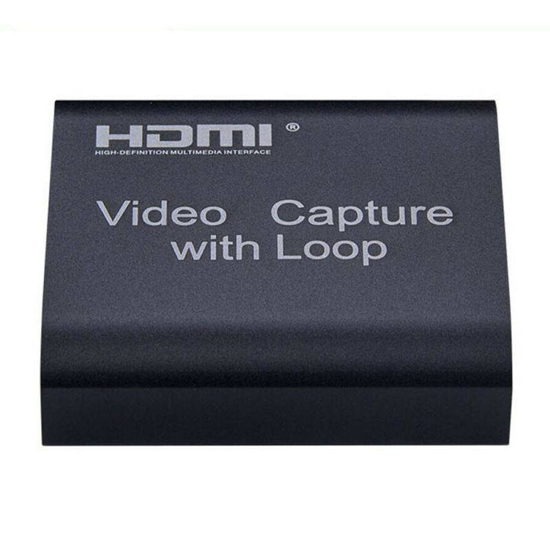 1080P Audio Video Capture Card Adapter HDMI To USB 3.0 4K Full HD Game Recording