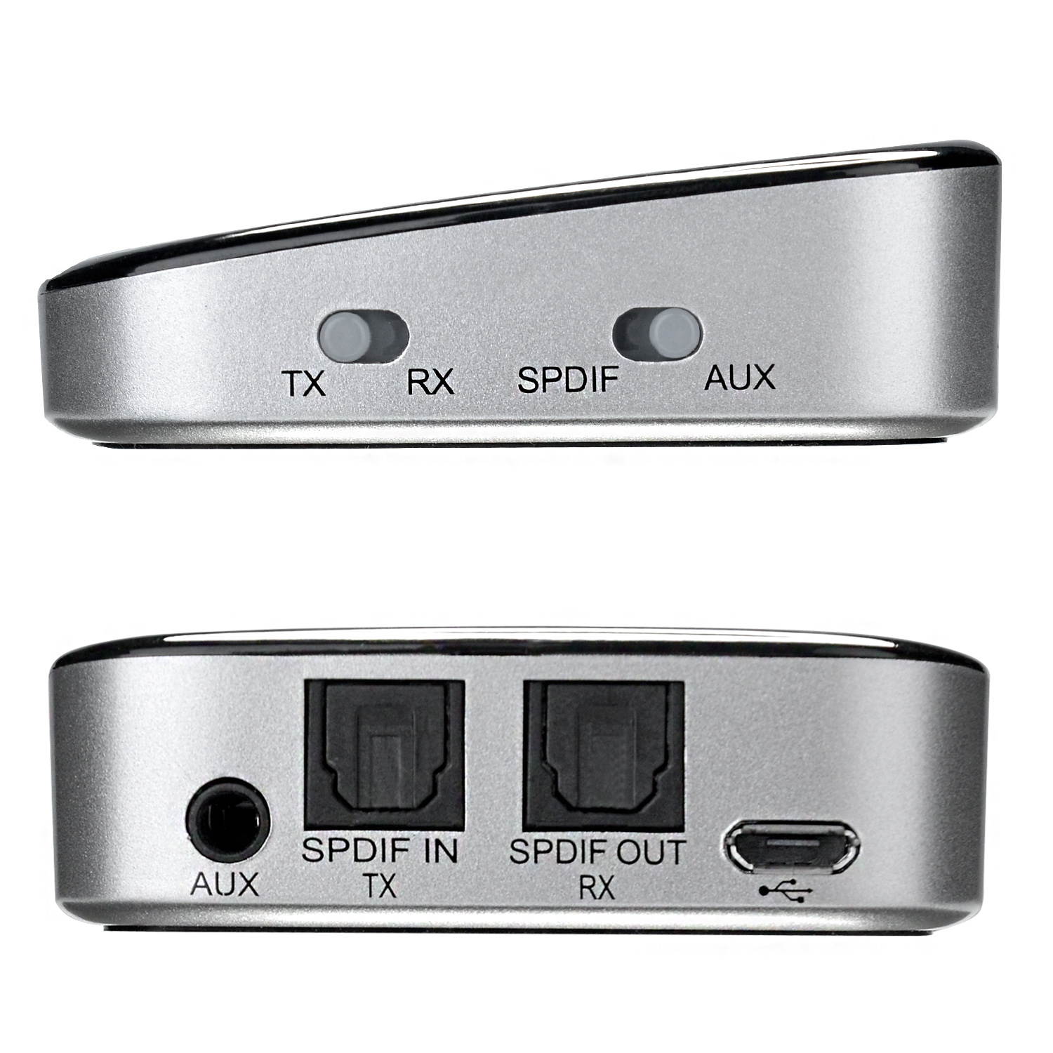 AGPtek 2-in-1 Bluetooth 4.1 Transmitter & Receiver with Digital Optical TOSLINK & Wireless 3.5mm Bluetooth Audio Adapter for TV/Home Stereo System