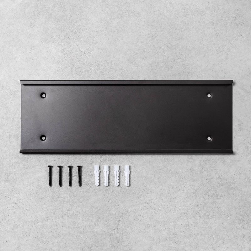 House Numbers Mounting Plate Black 3 Spaces - Hearth & Hand™ with Magnolia