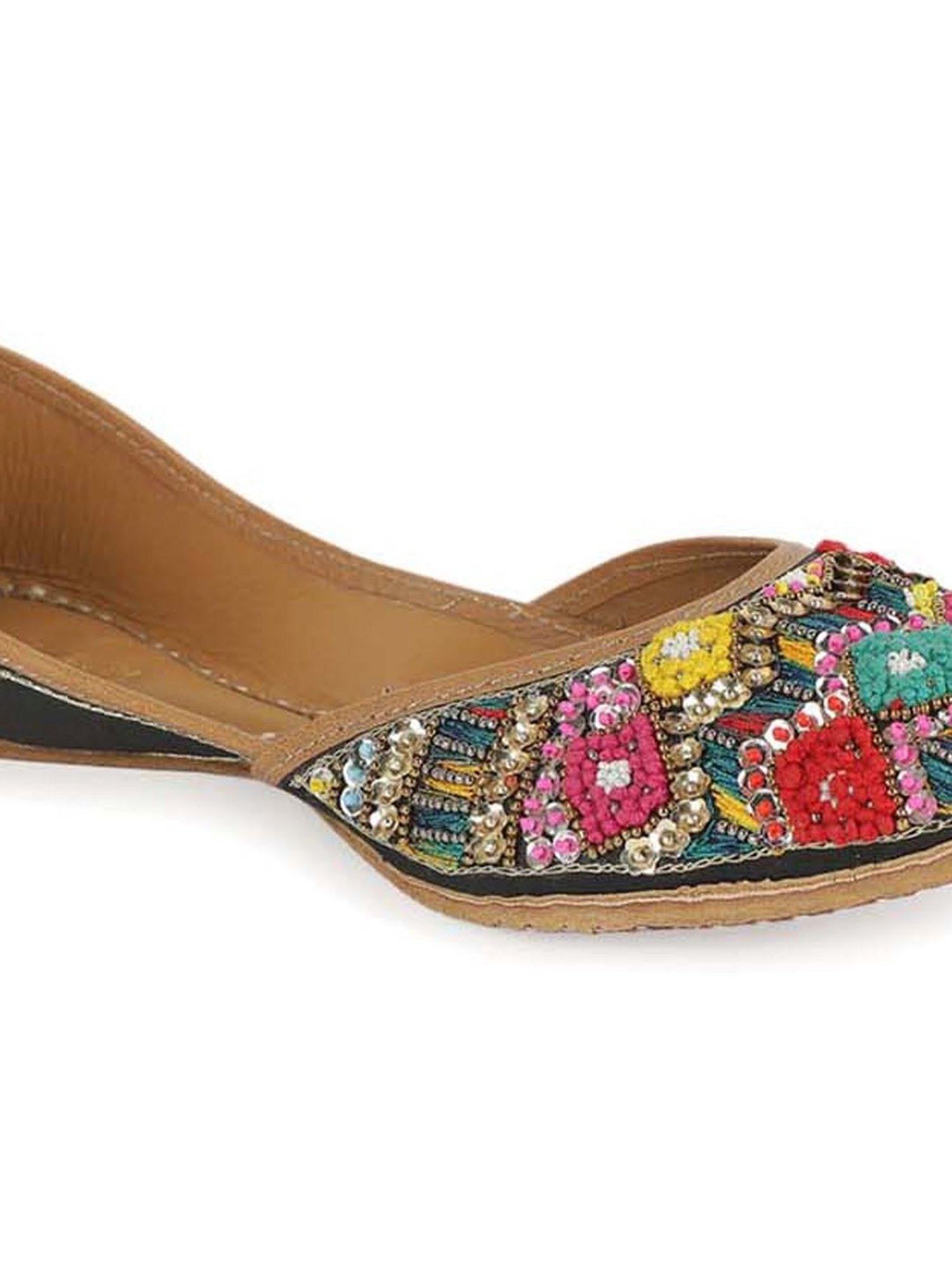 Glam Story Women's Multicolor Ethnic Juttis