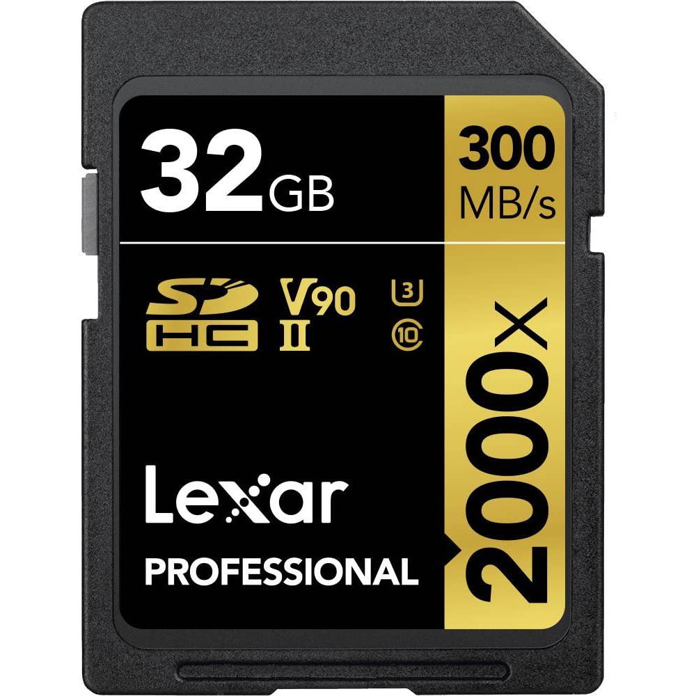 Lexar Pro 2000x SD UHS-II Memory Card without Reader - (32GB)