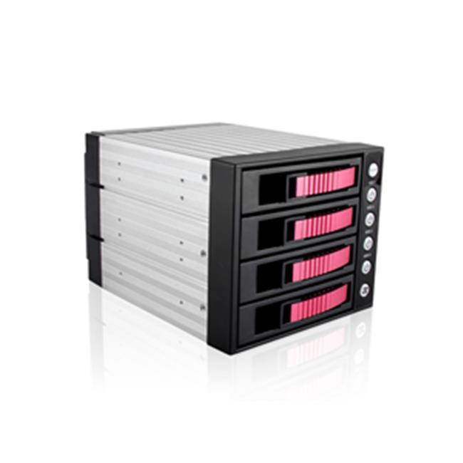 iStarUSA BPU-340SATA-RED 3x5.25" to 4x3.5" SAS/SATA 6.0 Gb/s Hot-Swap Cage