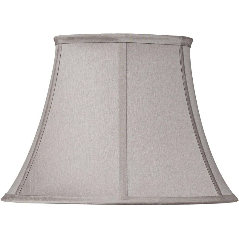Springcrest Off-White White Drum Lamp Shade Modern Silver Circles 15x16x11 - Spider