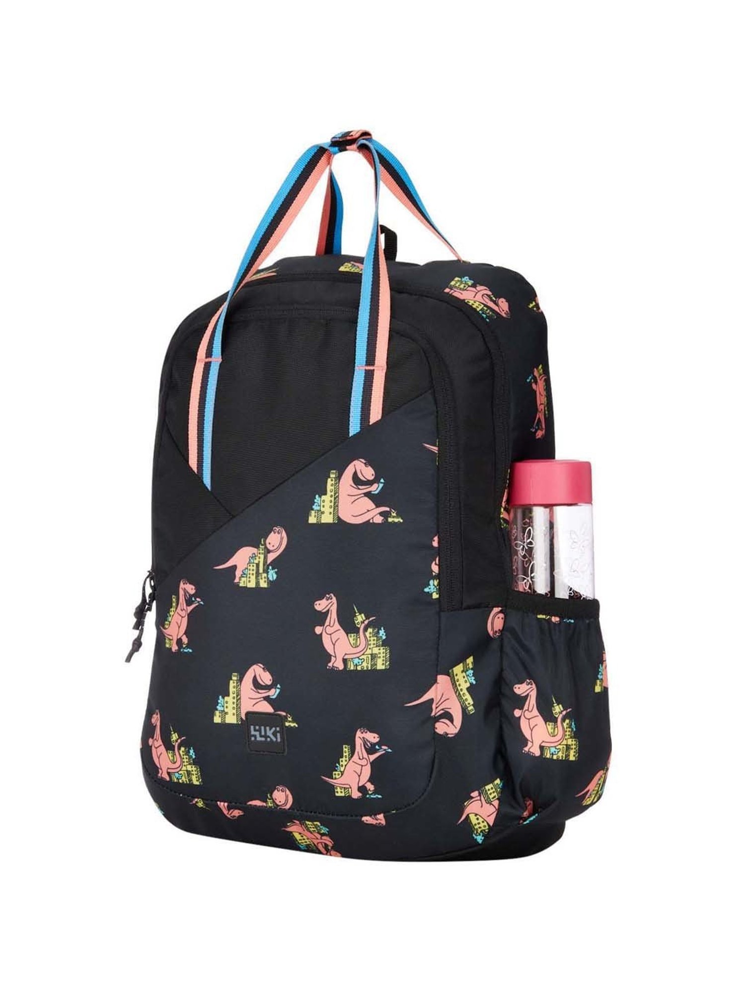 Wiki 20 Ltrs Black Medium Convertible Backpack