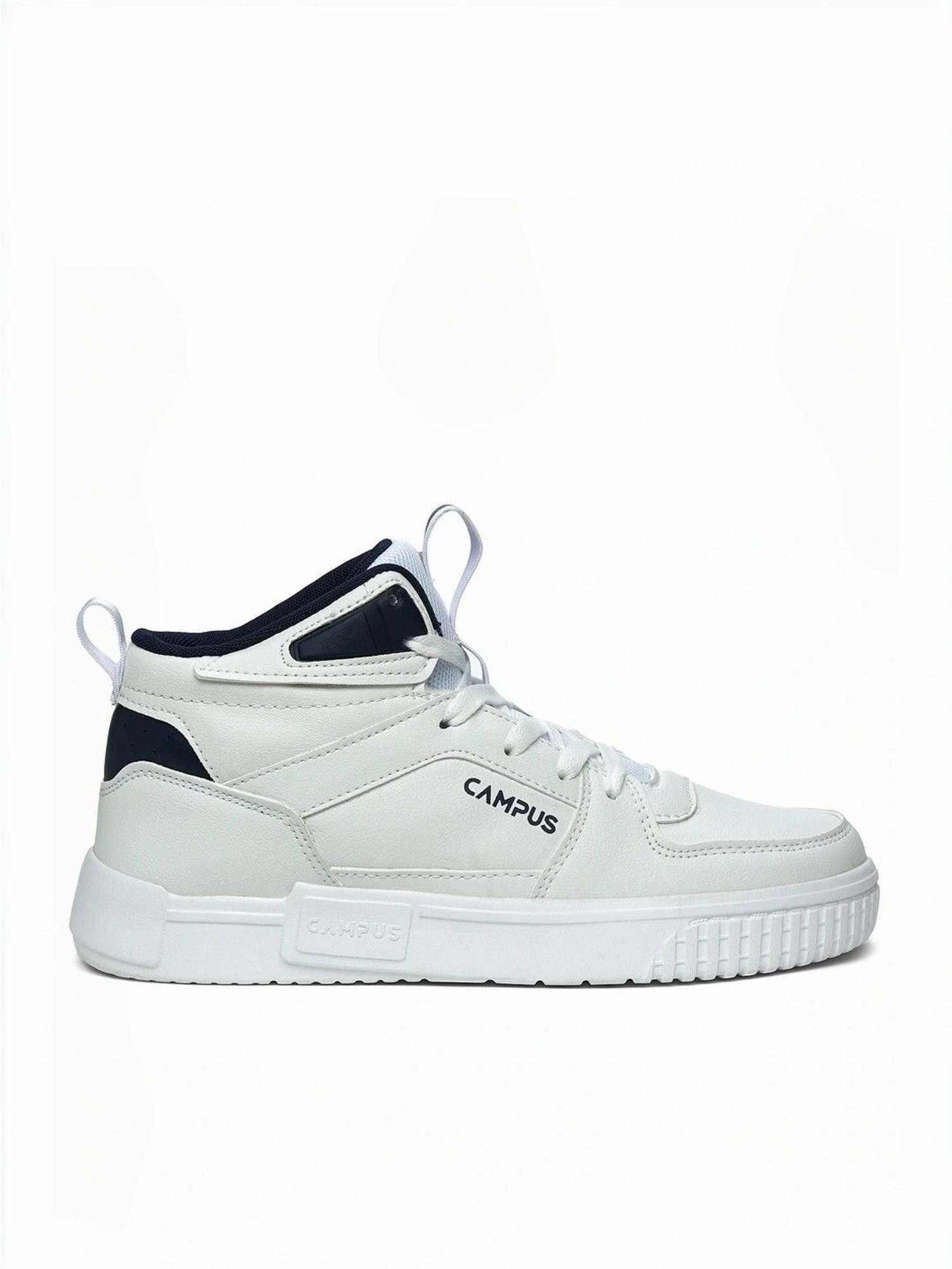 Campus Men's OG-22 Snow White Ankle High Sneakers