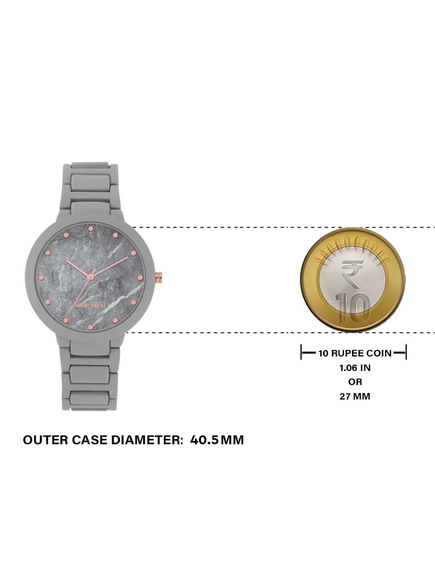 Nine West NW-2274MAGY Analog Watch for Women