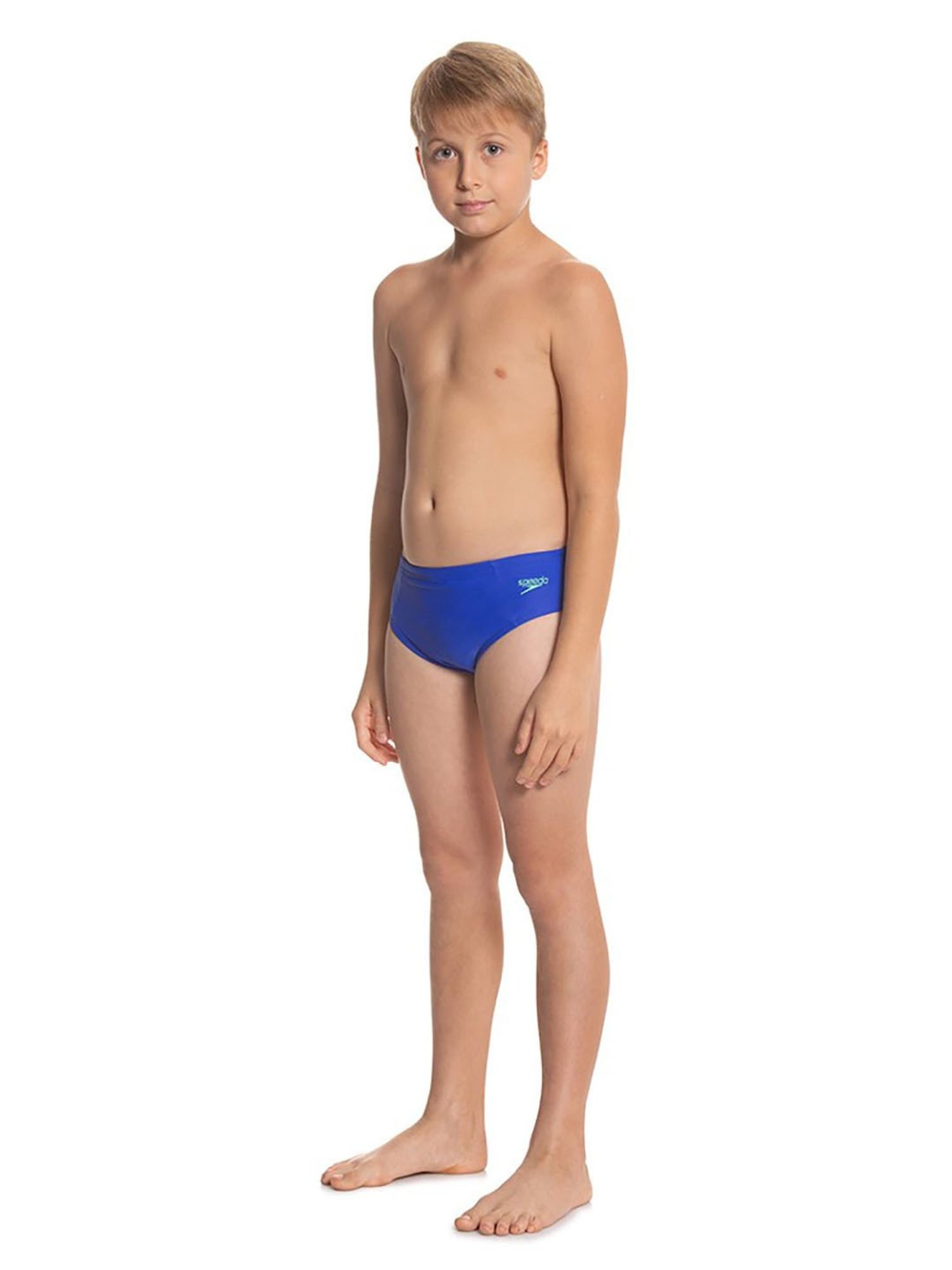 Speedo Kids Blue Solid Brief
