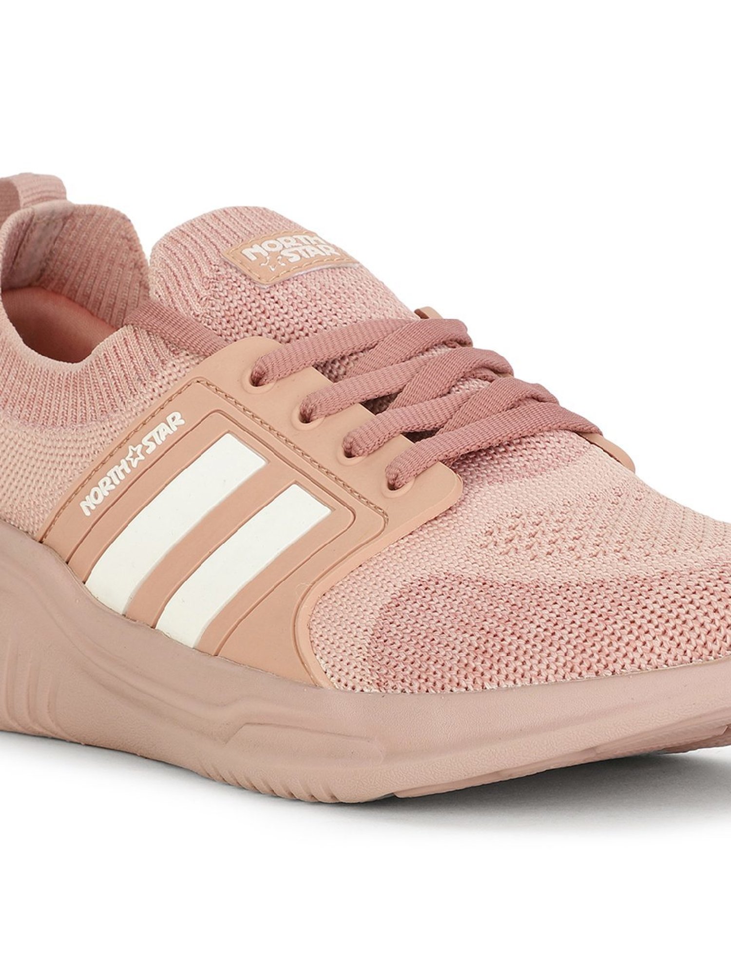 North Star by Bata Women's Peach Running Shoes