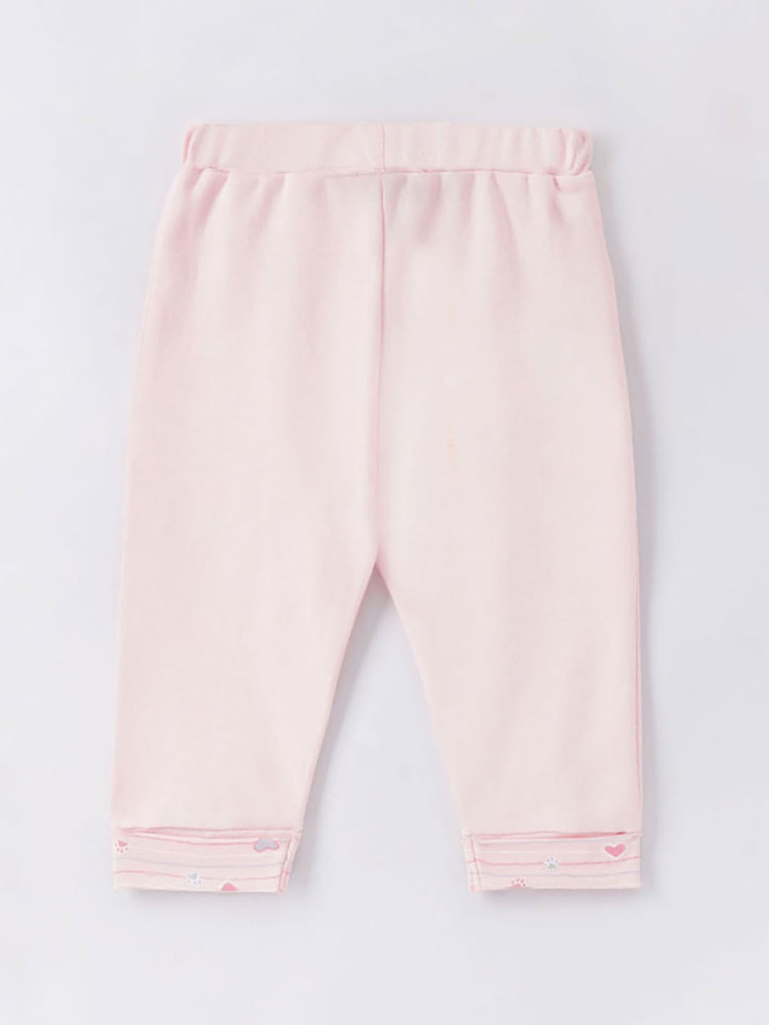 Ed-a-Mamma Baby Pink Solid Leggings