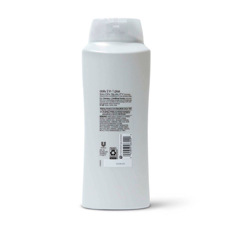 Suave Professionals 2-in-1 Shampoo and Conditioner for Cleansed Hair Daily Plus - 28 fl oz