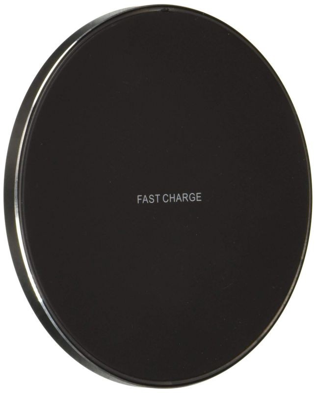 RNDs Fast Charge Wireless Charging Pad for Samsung Galaxy (S10, S10 Plus, S10e, S9, S9 Plus, S8, S8 Plus, S7, S6) Note (8, 9) and Other QI Enabled Devices (AC Adapter NOT Included) (Black)