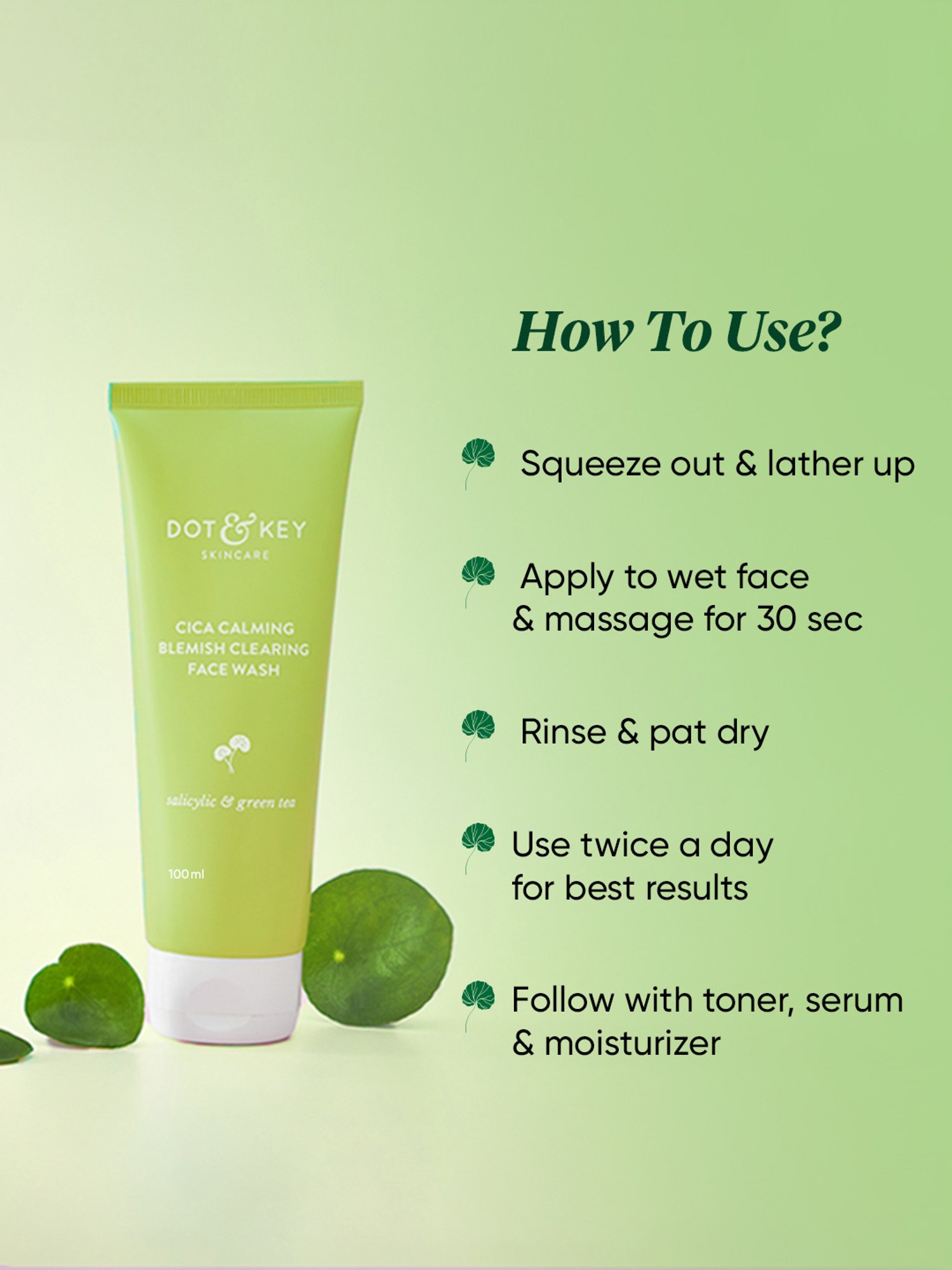 Dot & Key Blemish Clearing Face Wash - 100 ml