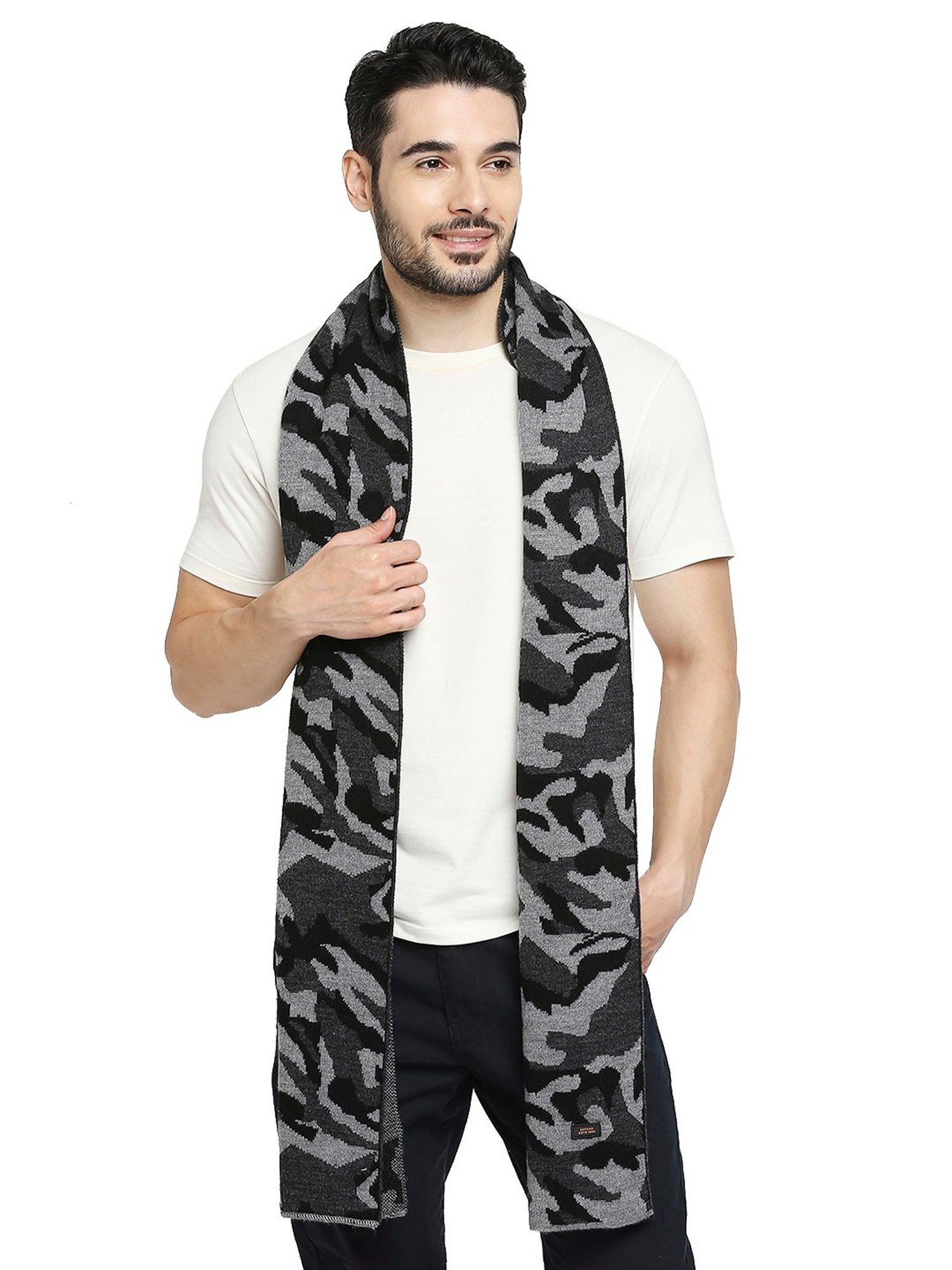 Gant Green Wool Solid Muffler