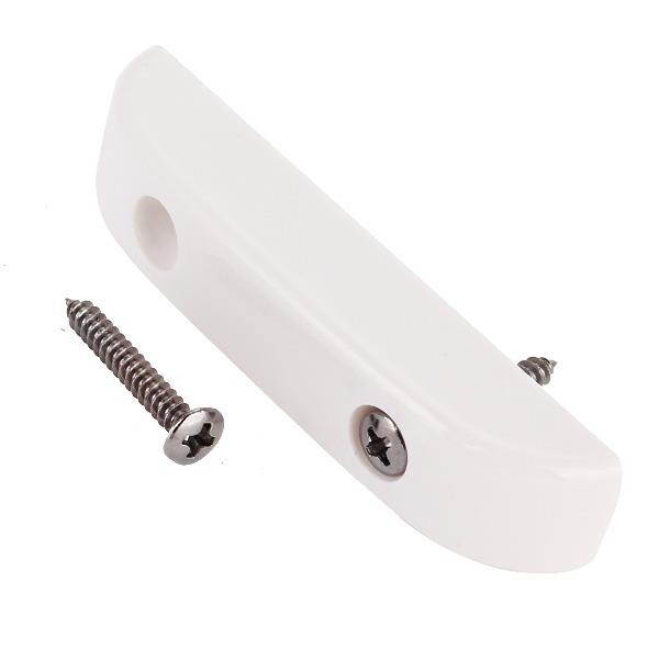 White Plastic Bass Guitar Thumb Rest And Mounting Screws For Electric Bass