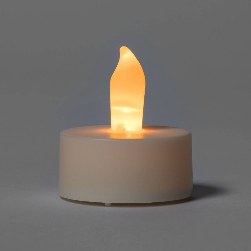 24ct Twist-Flame LED Tealight Candles (Cream) - Room Essentials™