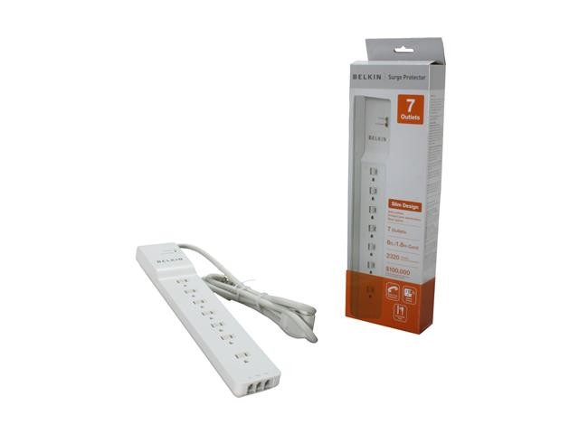 Uninex PS102 RF Remote Control Power Managed 6-Outlet Energy Controlled Surge Protector, Eliminates Standby Idle Electricity Usage, 6-Foot