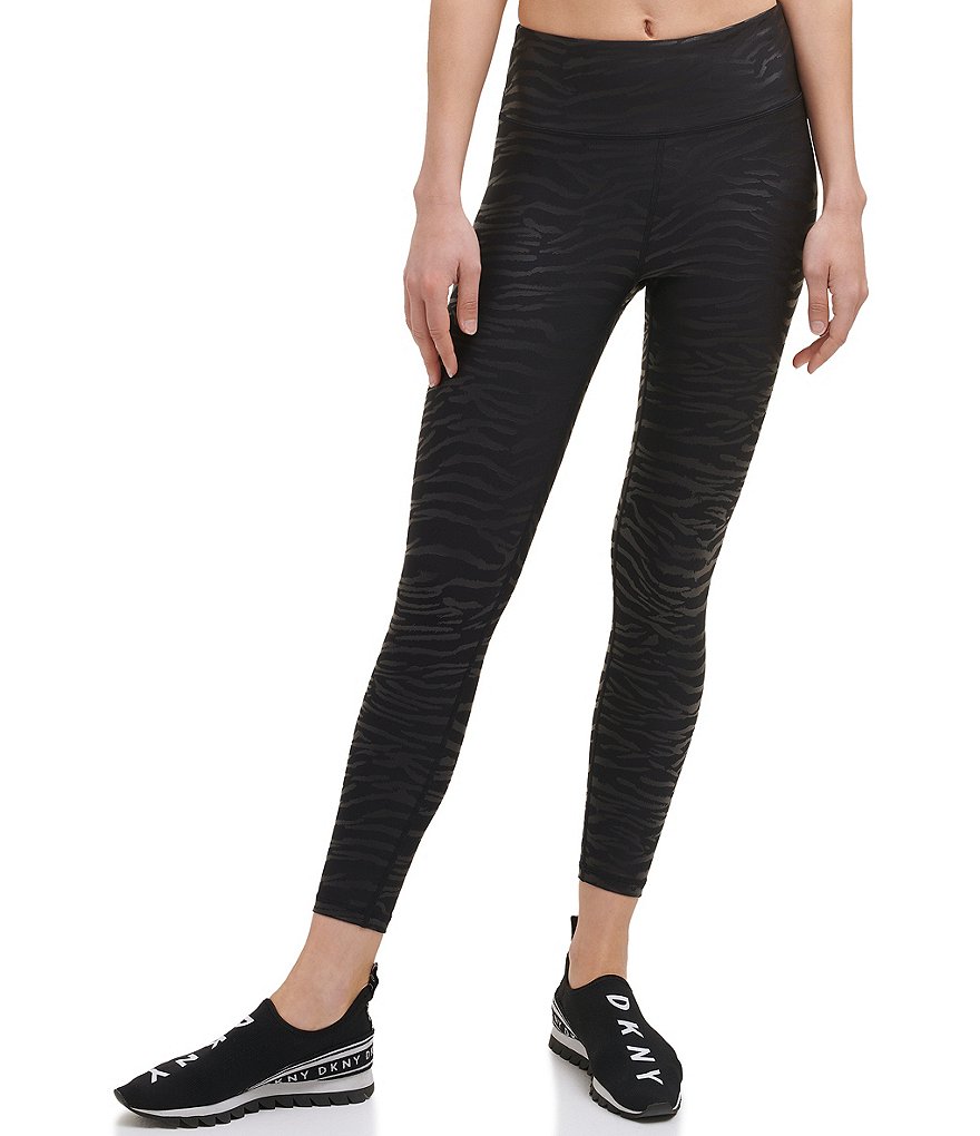 DKNY Sport Tiger King Animal Print High Waist 7/8 Leggings