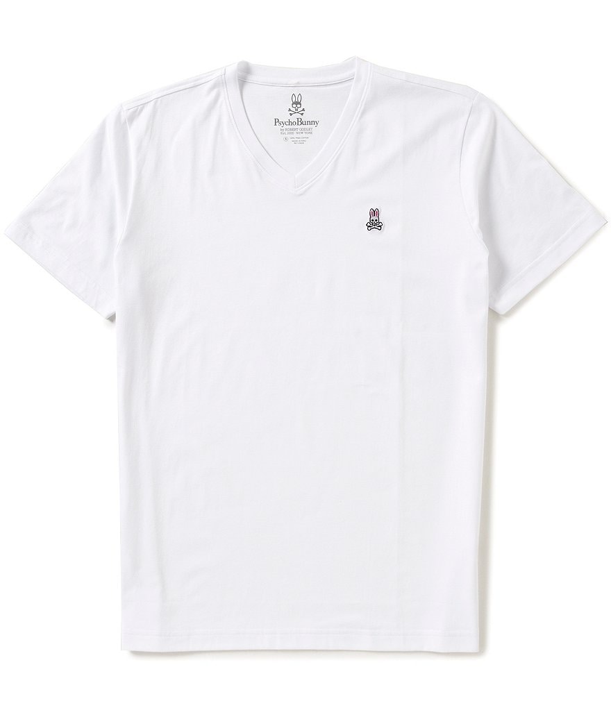 Psycho Bunny V-Neck Short-Sleeve Tee