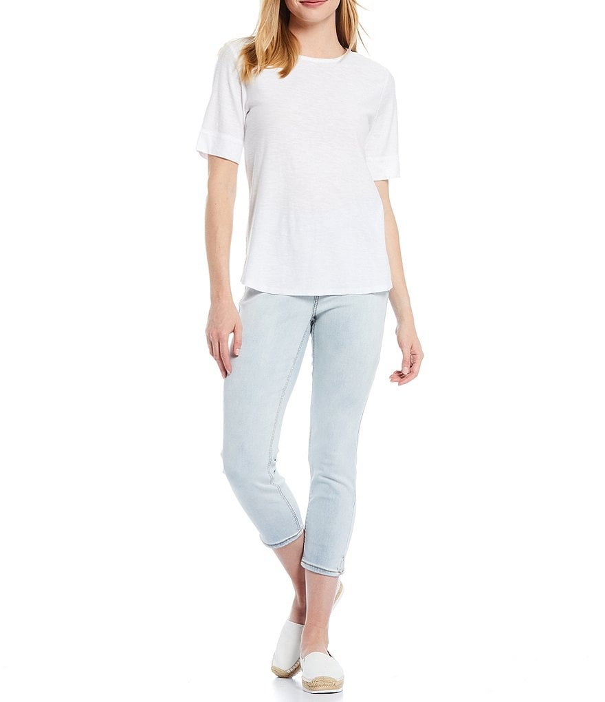 Westbound Petite Size the HIGH RISE fit Denim Skinny Cropped Pants