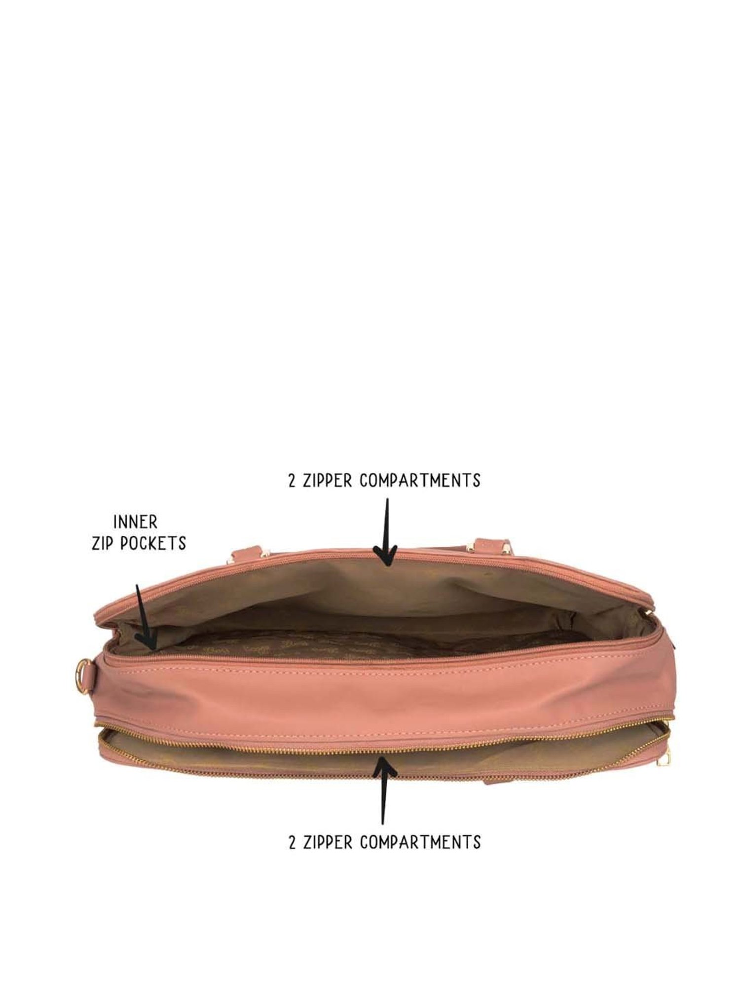 Baggit Pink Medium Messenger Bag