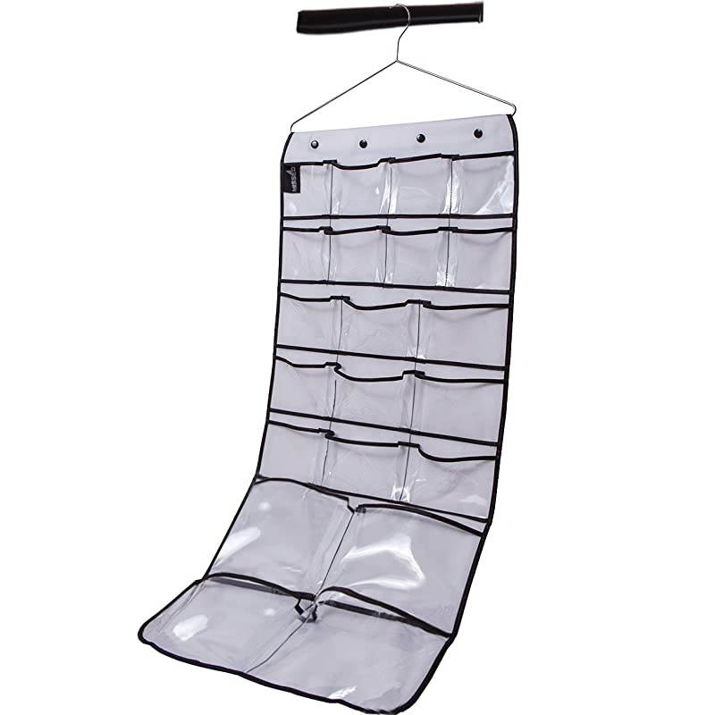 Hanging Closet DualSided Organizers 42 Pockets 385 by 1775Inch