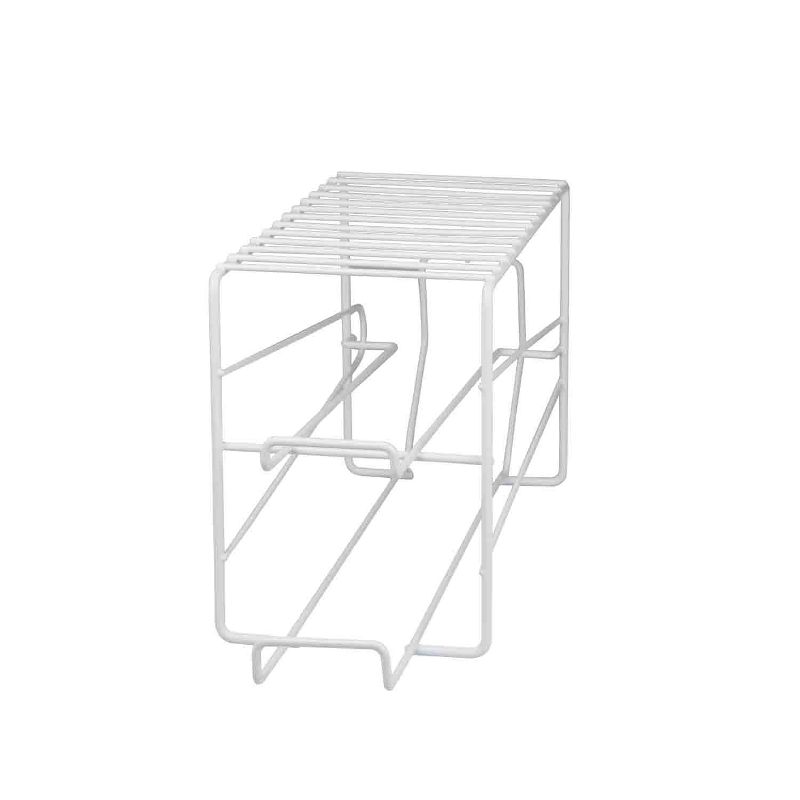 Home Basics 2 Tier Can Dispenser, White