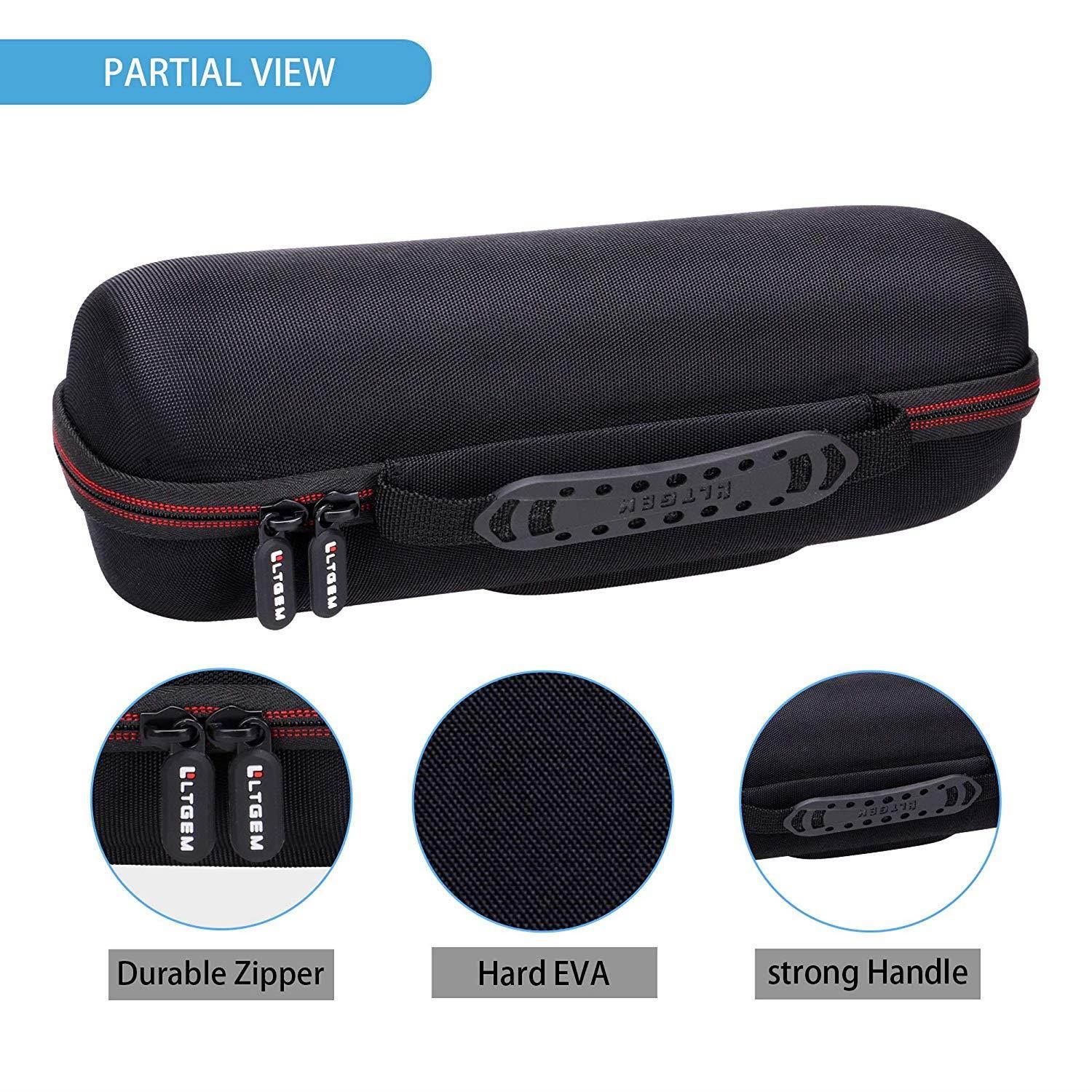 LTGEM Case for JBL Charge 3 Waterproof Portable Wireless Bluetooth Speaker. Fits USB Cable and Charger. [ Speaker is Not Include ]